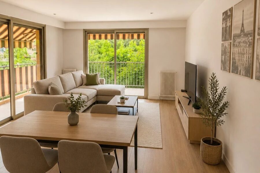 Appartement à vendre à Cagnes-sur-Mer — Vue parc & jardin — photo 3