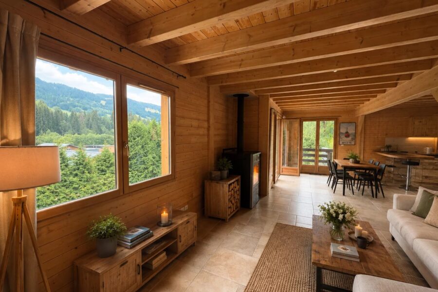 Maison à vendre à Praz-sur-Arly — Vue montagne — photo 3