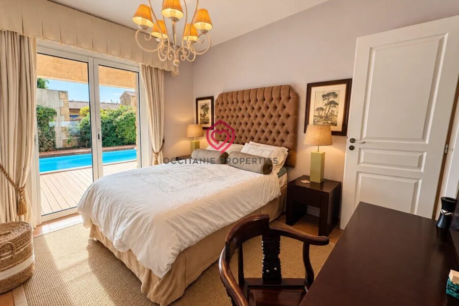 Maison à vendre à Durban-Corbières — Vue parc & jardin — photo 6
