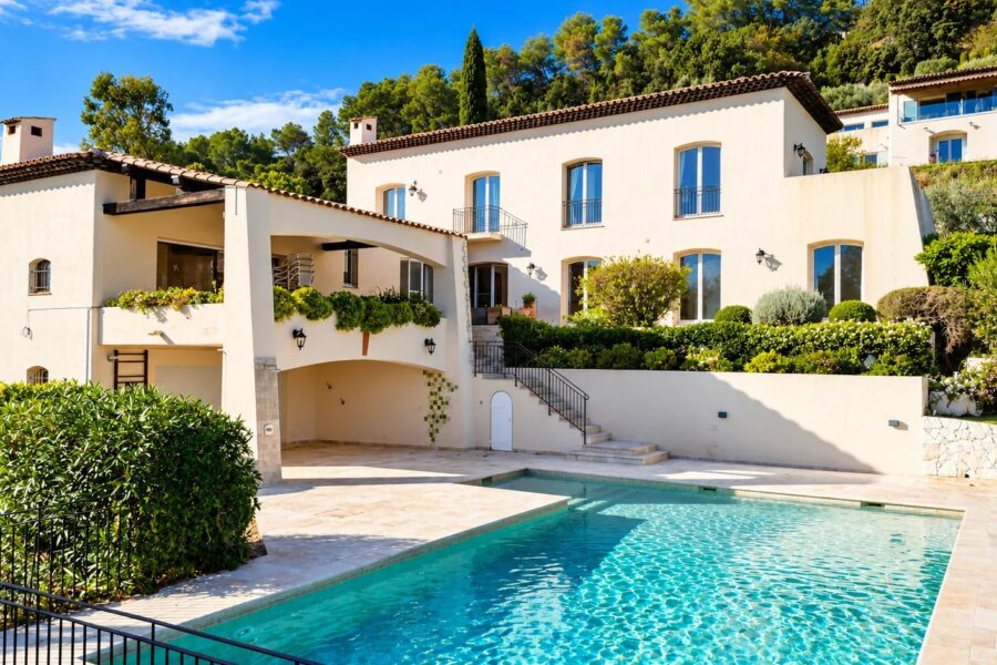 Maison à vendre à La Colle-sur-Loup — Vue mer — photo 3