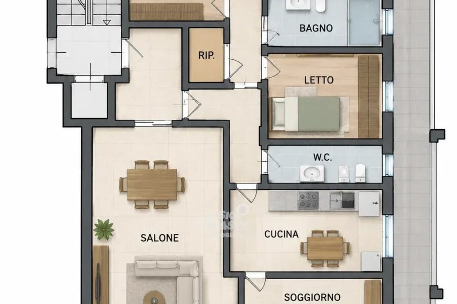Appartement à vendre à Marsala — Vue mer — photo 41