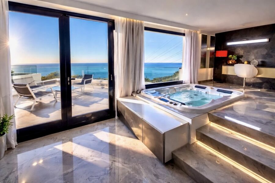 Maison à vendre à La Turbie — Vue mer — photo 12
